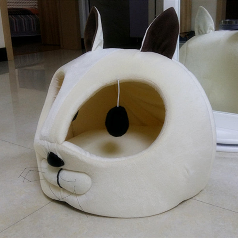 Cat Head Pet Bed
