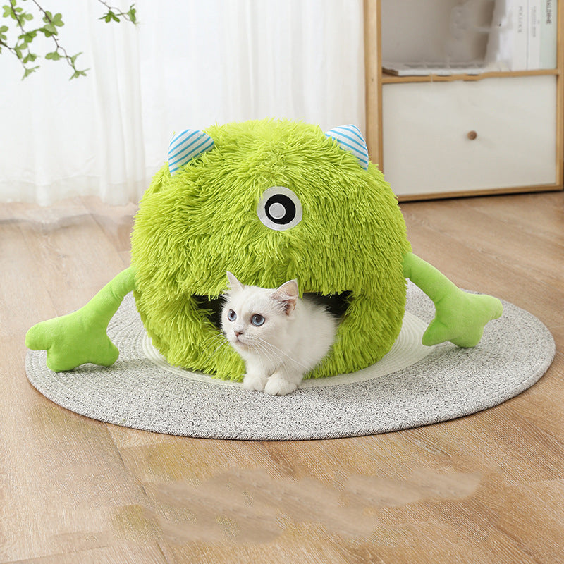 Calming Soft Plush bed for cats