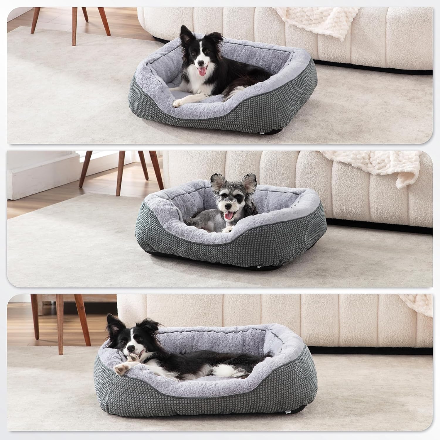 Calming Plush Dog Bed