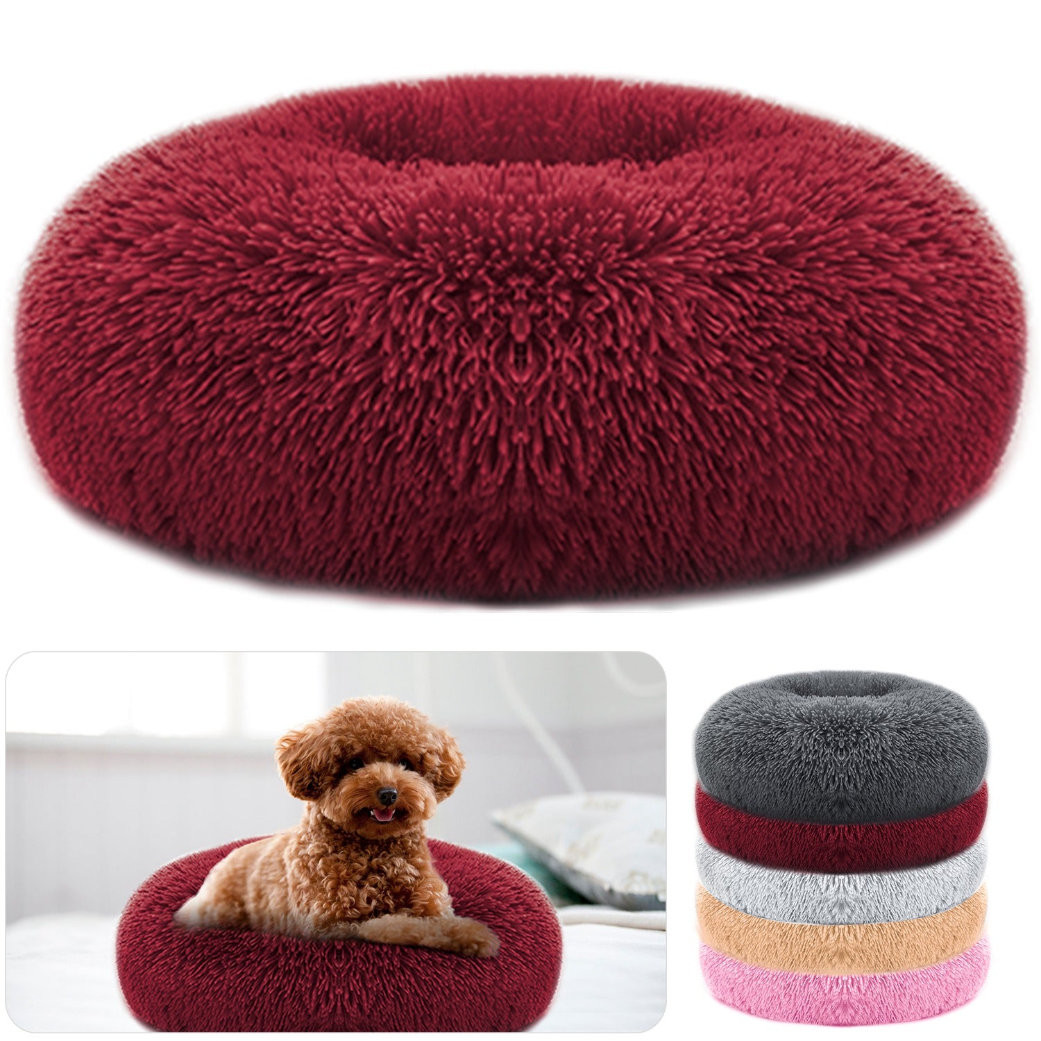 Warm Fleece Puppy and Cat Bed