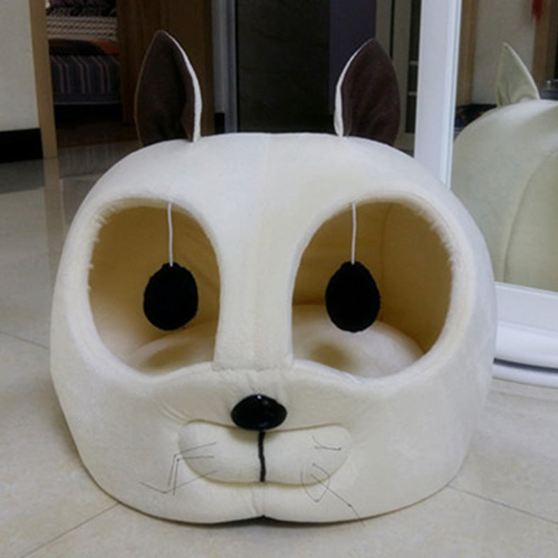 Cat Head Pet Bed