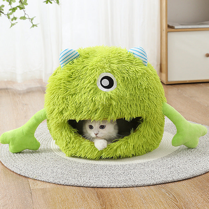 Calming Soft Plush bed for cats