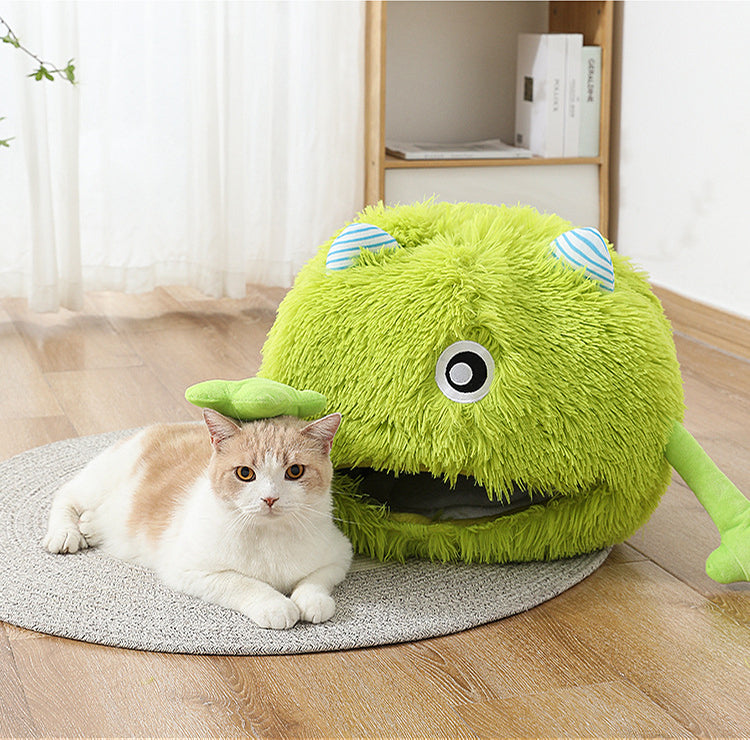 Calming Soft Plush bed for cats