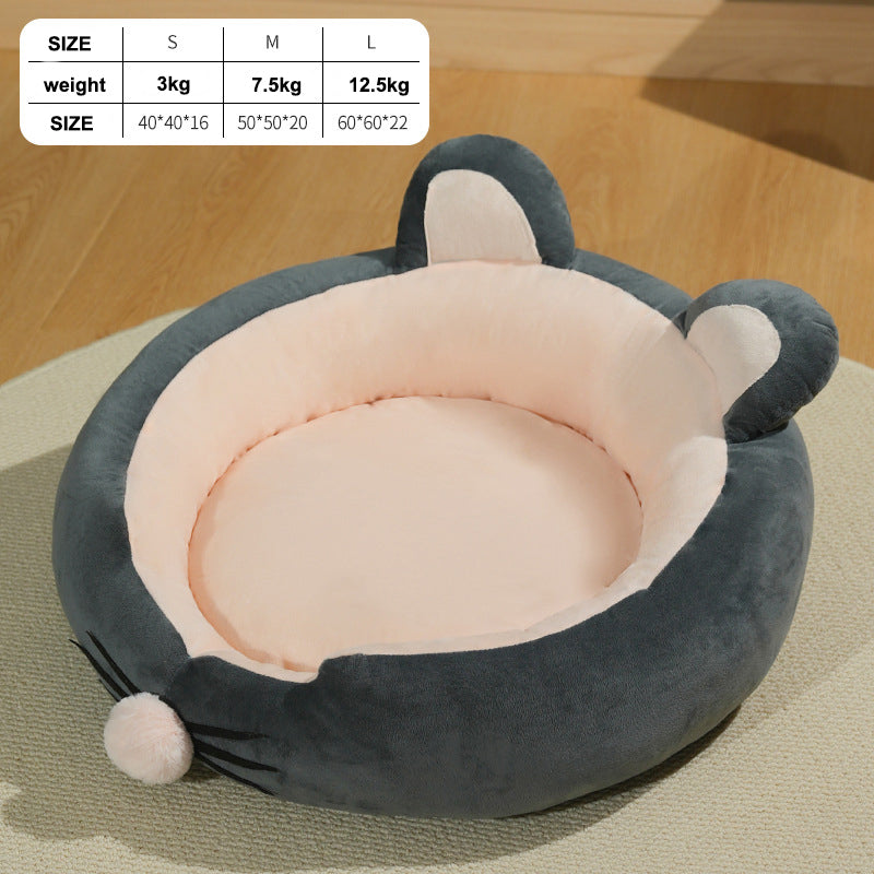Cotton Warm Calming Pet Bed