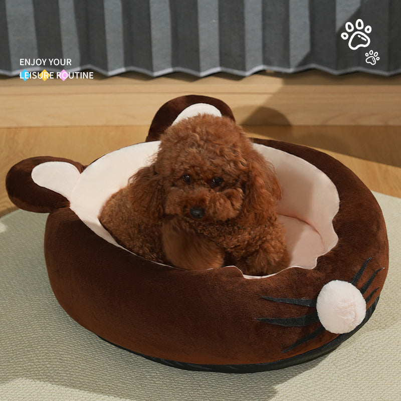 Cotton Warm Calming Pet Bed
